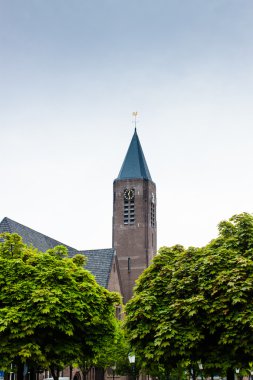 Church Tower In Bussum clipart