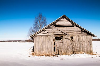 Alanları üzerinde eski Barn House