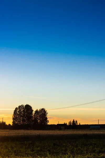 Herbstsonnenuntergang — Stockfoto