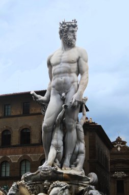 Fountain of Neptune - Florence clipart