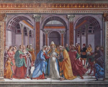 Santa Maria Novella - Floransa Ortaçağ fresklerin Bazilikası