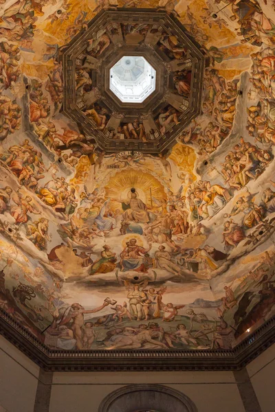 Frescos Cupola Brunelleschi - Florence Dome — Stock Photo, Image