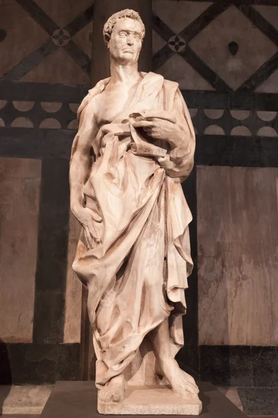 Roman mramorová socha muže — Stock fotografie