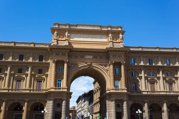共和国広場 - フィレンツェ — ストック写真