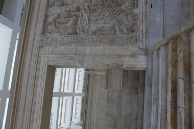 Bas-Relief Detail Ara Pacis Augustae - Rome clipart