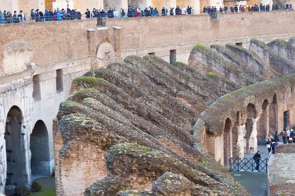 Colosseum amfi Arena ve Hypogeum - Roma — Stok fotoğraf