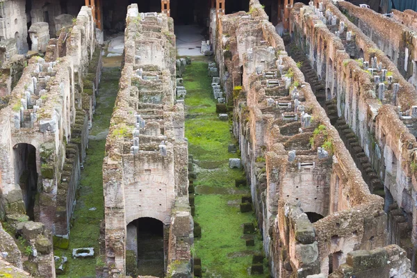 Coliseo Anfiteatro Arena e Hipogeo - Roma — Foto de Stock