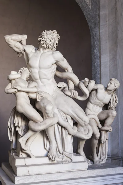 Laocoön groep standbeeld - Rome — Stockfoto