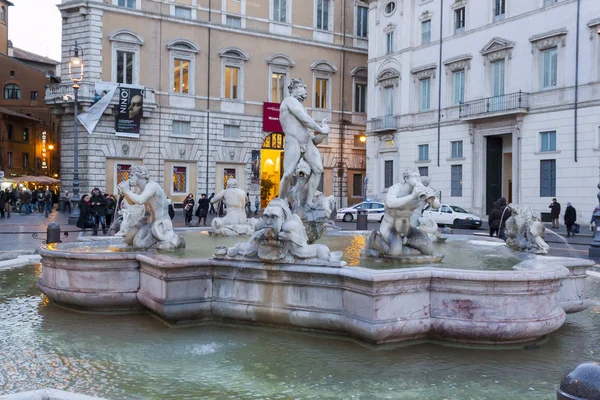 Fuente de Neptuno - Roma —  Fotos de Stock