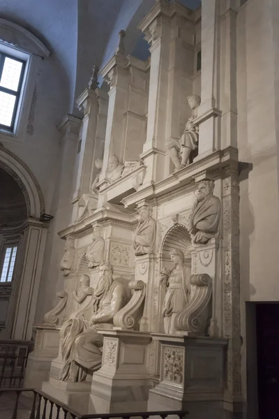 Michelangelo Moses hrobka papeže Julia Ii - Řím — Stock fotografie