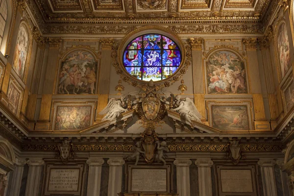 Cephe Basilica di Santa Maria Maggiore Kilisesi - Roma counter — Stok fotoğraf