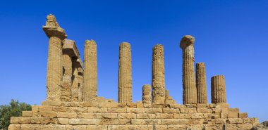 Yunan tapınağı Juno Agrigento - Sicilya, İtalya