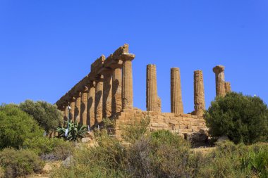 Yunan tapınağı Juno Agrigento - Sicilya, İtalya
