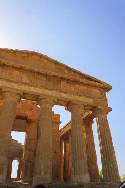 Yunan tapınağı Concordia Agrigento - Sicilya, İtalya — Stok fotoğraf