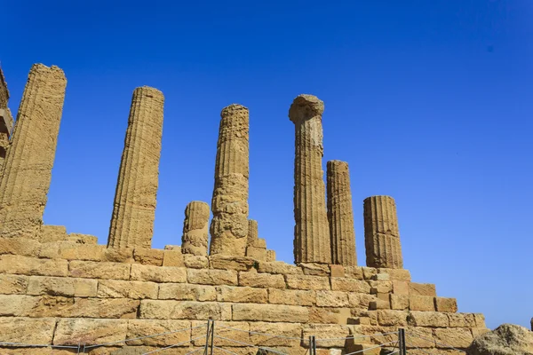 Yunan tapınağı Juno Agrigento - Sicilya, İtalya — Stok fotoğraf