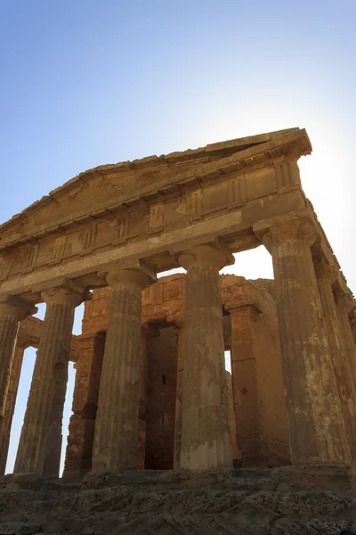 Griekse tempel van Concordia in Agrigento - Sicilië, Italië — Stockfoto