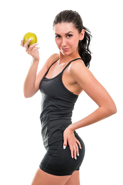 Портрет тонкой красивой женщины
