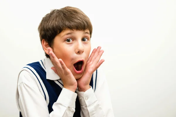 Menino alegre . — Fotografia de Stock