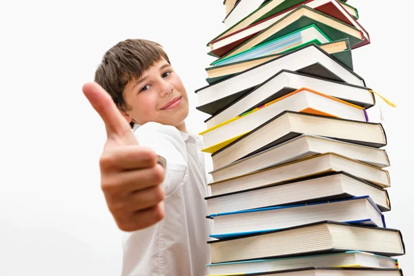 Boy, who loves to read — Stock Photo, Image