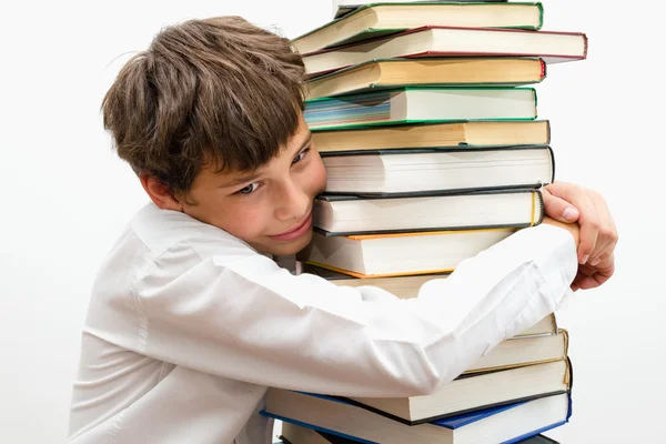 Boy, who loves to read — Stock Photo, Image