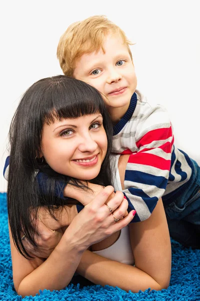 Portrait of mother and child — Stock Photo, Image