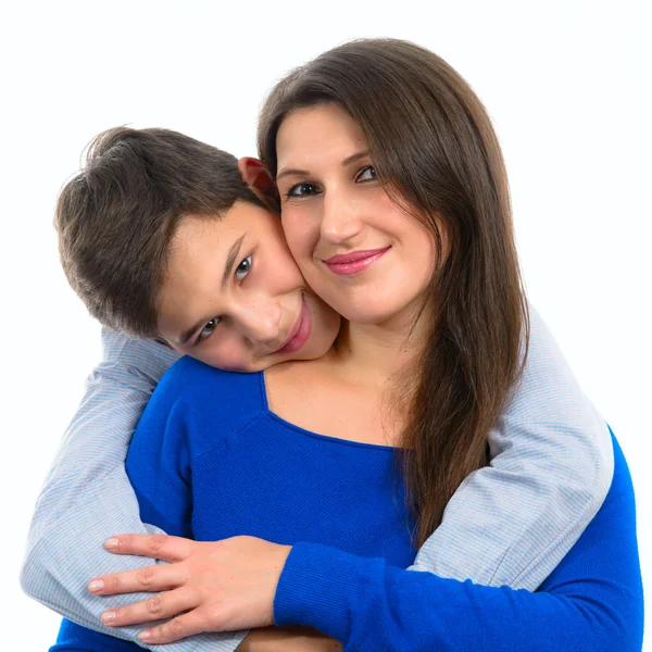 Portrait of a mother with her son. — Stock Photo, Image