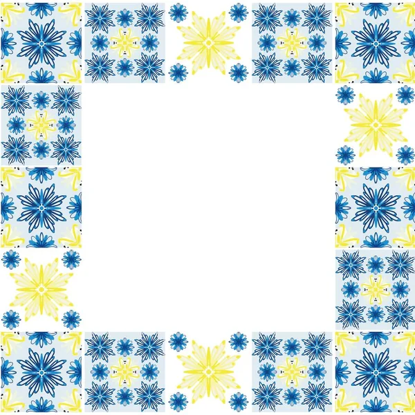 Azulejo carrelage portugais style — Image vectorielle