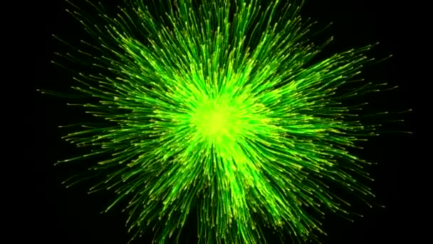 Sciame di particelle di energia magica — Video Stock