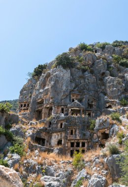 antik Likya kenti graves