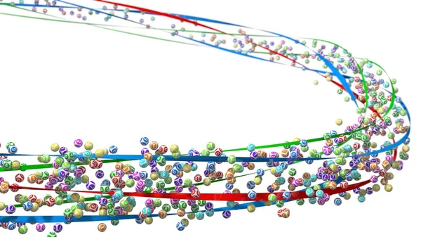 Gregge di palla della lotteria . — Foto Stock