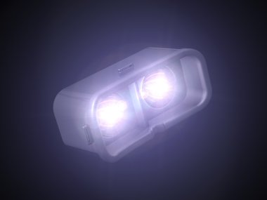 sanal gerçeklik gadget 3D çizimi.