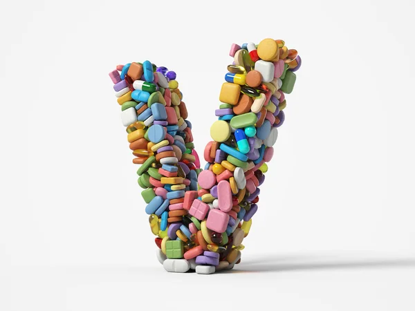 Különböző Tabletták Verem Formájában Levél Alkalmas Orvostudomány Egészségügyi Tudományos Témák — Stock Fotó