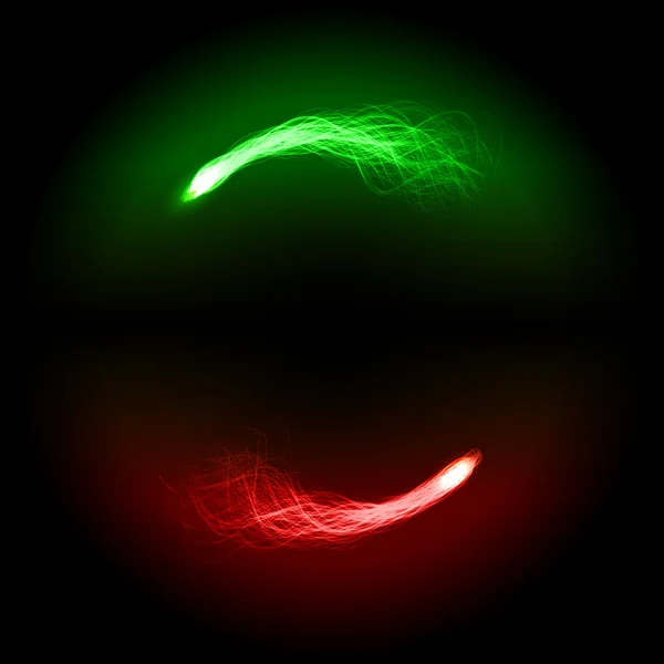 旋转的魔术彗星 — 图库矢量图片