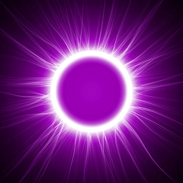 Anillo de energía violeta — Vector de stock