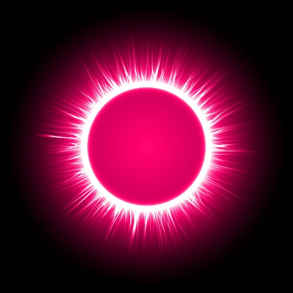 Bague énergétique rose — Image vectorielle