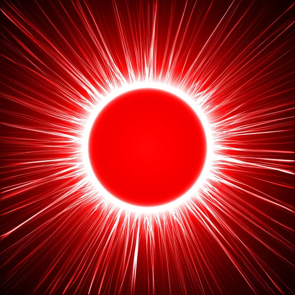 Kırmızı enerji halka — Stok Vektör