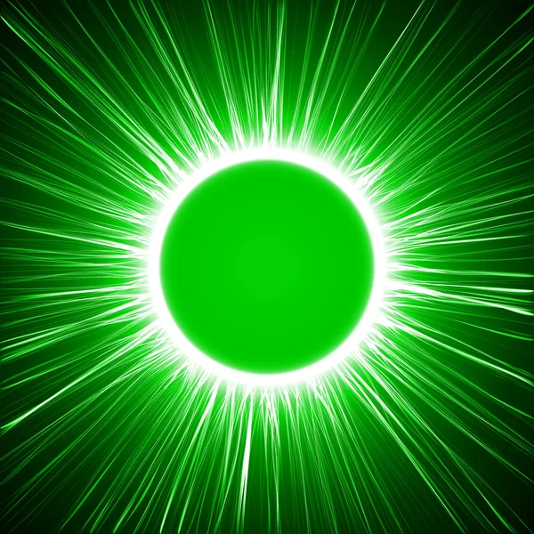 Green energy ring — Stock Vector