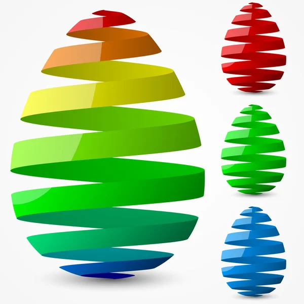 Diseño de huevo de Pascua . — Archivo Imágenes Vectoriales