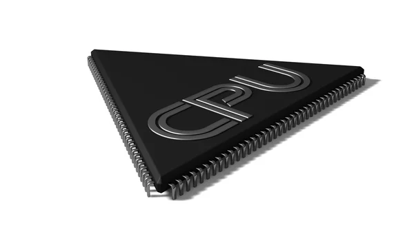 Dreieckige CPU-Illustration. — Stockfoto