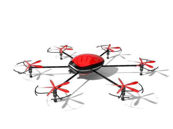 Het rode drone concept — Stockfoto