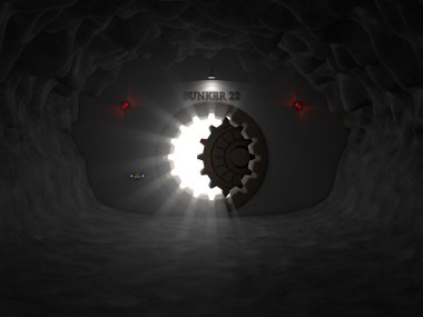 mağarada Bunker giriş