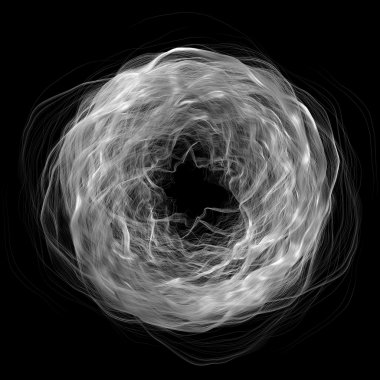 düzgünleştirilmiş çizgileri abstract.white, dairesel sürüm.