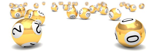 Лотерейные шары с глубиной поля. золотые шарики
