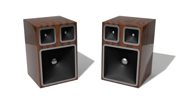 Square speakers — Stock Photo, Image