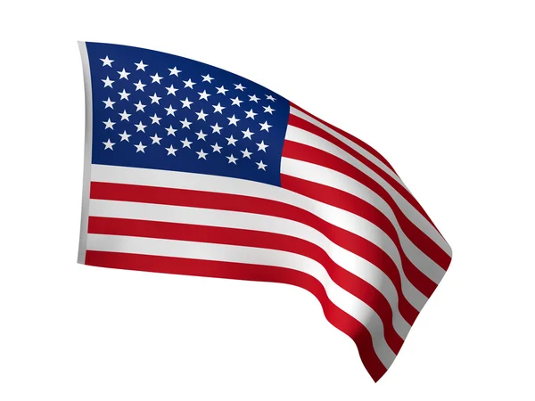 3D Прапор США — стокове фото