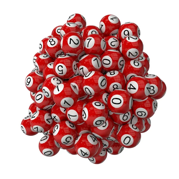 Pila de bolas de lotería . —  Fotos de Stock