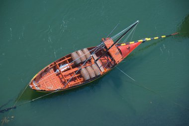 Balıkçı teknesi Duoro River Porto, Portekiz
