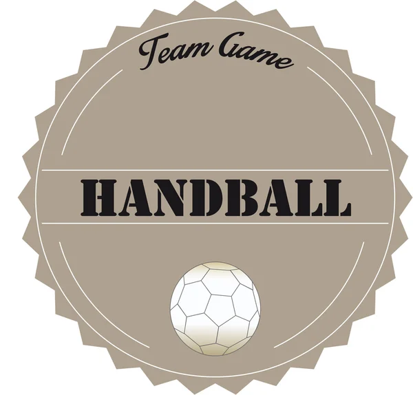 Timbre vecteur de handball Illustrations De Stock Libres De Droits