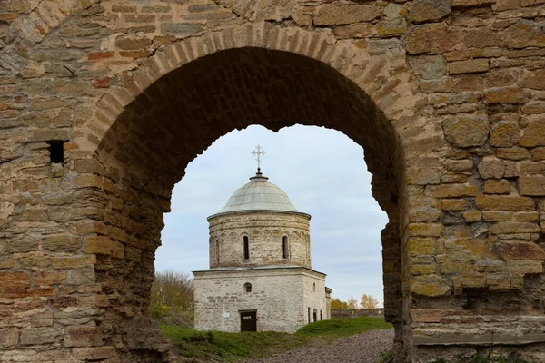 Ivangorod Leningrad Region Russia October 2020 Ivangorod Fortress Medieval Castle — Stock Photo, Image