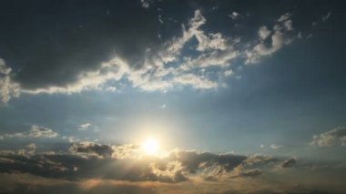 Altın günbatımı zaman atlamalı 4k